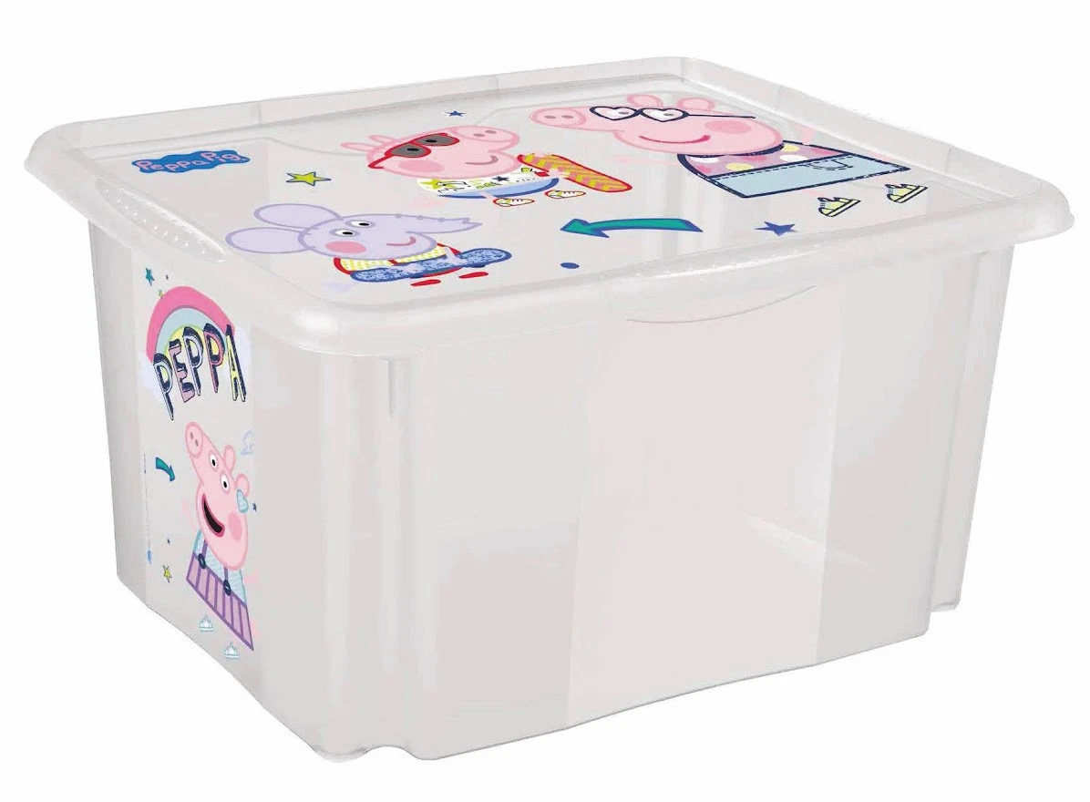 Keeeper Peppa Pig Wit 45L Opbergbox 1223900119400 3 Keeeper Peppa Pig Wit 45L Opbergbox 1223900119400