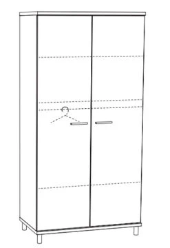 2-Deurskast Naomi NAOK2 -Baby Thuis Verkoop 2 deurskast naomi naok2 2 2