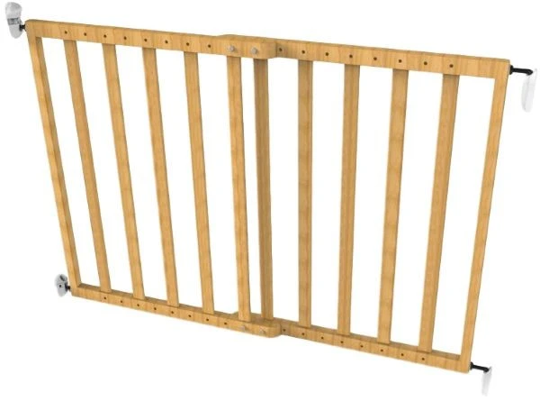 Noma Zwart Houten Uitschuifbaar Traphek/Veiligheidshek 93743 6 Noma Zwart Houten Uitschuifbaar Traphek/Veiligheidshek 93743 - Afbeelding 4