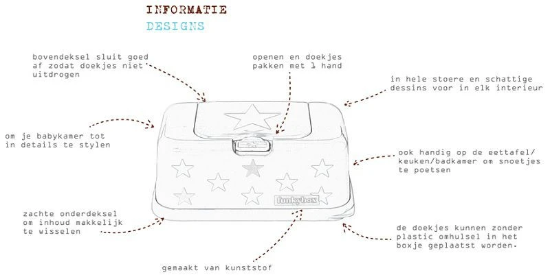 FunkyBox White Little Stars FB35 4 FunkyBox White Little Stars FB35 - Afbeelding 2