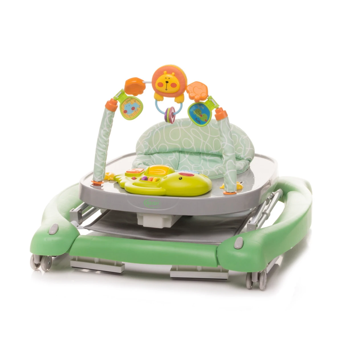 4Baby Swing'n Push Green 3- In-1 Loopstoel Met Schommelfunctie 11 4Baby Swing'n Push Green 3- In-1 Loopstoel Met Schommelfunctie - Afbeelding 9