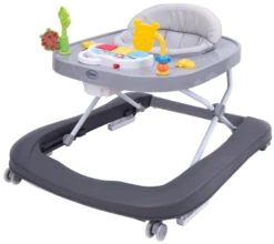 4Baby Walk 'n Push Dark Grey Loopstoel 7022