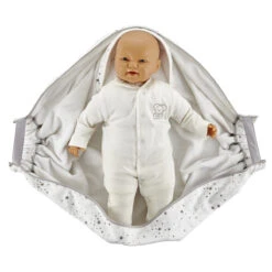 Babyjem Wit/Grijs Wikkeldeken 1116431 -Baby Thuis Verkoop Babyjem Wit Grijs Wikkeldeken 1116431 6