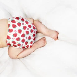 Bambino Mio MioSolo Strawberry Cream Wasbare Luier BM-5SO-SCR -Baby Thuis Verkoop Bambino Mio MioSolo Strawberry Cream Wasbare Luier BM 5SO SCR 4