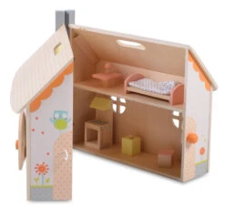 Cangaroo Houten Inklapbaar Poppenhuis 4139 8 Cangaroo Houten Inklapbaar Poppenhuis 4139 -Baby Thuis Verkoop Cangaroo Houten Opvouwbaar Poppenhuis 4139 2