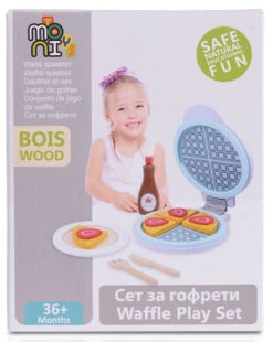 Cangaroo Houten Wafelijzer Set 4334 -Baby Thuis Verkoop Cangaroo Houten Wafelijzer Set 4334 4