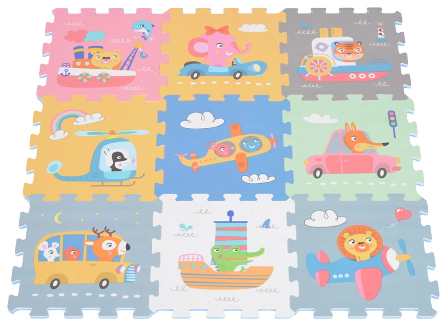 Cangaroo Transport 9 Stuks Schuimrubberen Puzzelmat 3087 3 Cangaroo Transport 9 Stuks Schuimrubberen Puzzelmat 3087