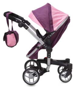Cangaroo Violette Poppen Kinderwagen 6807 -Baby Thuis Verkoop Cangaroo Violette Poppen Kinderwagen 6807 2