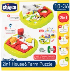 Chicco 2-in-1 Huispuzzel 00011085000000 -Baby Thuis Verkoop Chicco 2 in 1 Huispuzzel 00011085000000 6