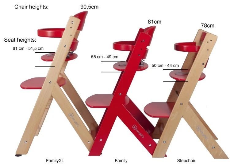 Babygo Family Naturel Meegroei Kinderstoel 5851 6 Babygo Family Naturel Meegroei Kinderstoel 5851 - Afbeelding 4