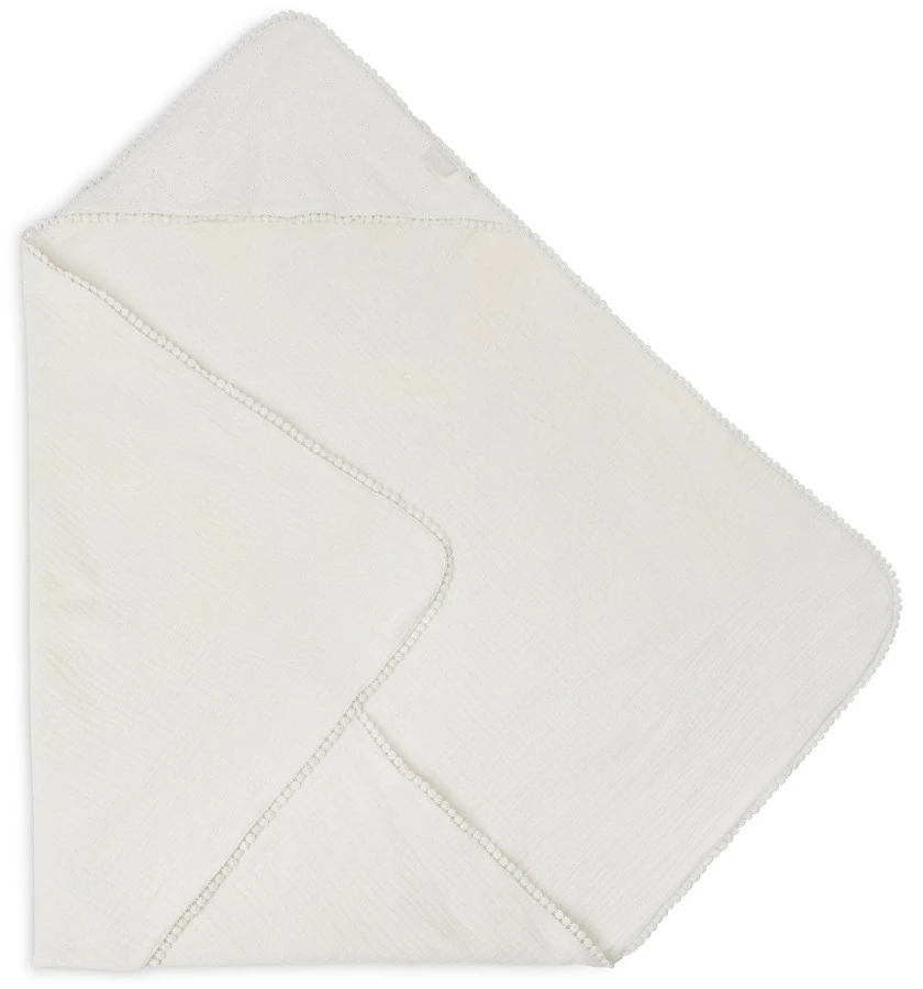 Jollein Embroidery Ivory 75 X 75 Cm Badcape 530-836-66069 4 Jollein Embroidery Ivory 75 X 75 Cm Badcape 530-836-66069 - Afbeelding 2