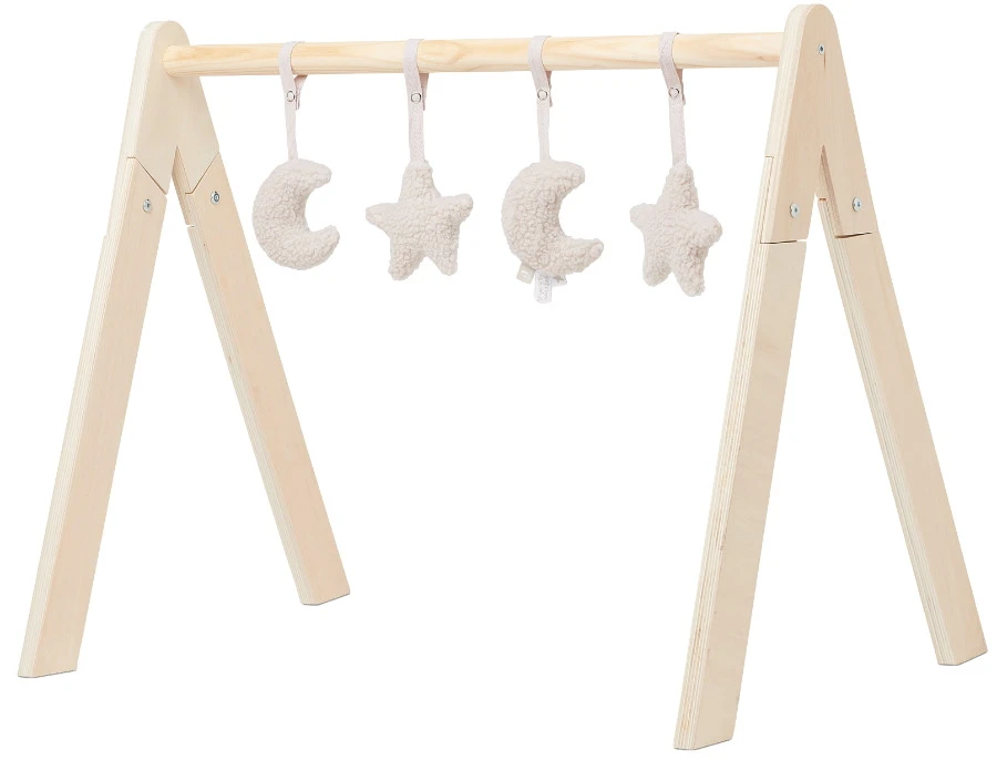 Jollein Moon Nougat Speeltjes Voor Babygym 108-001-66046 3 Jollein Moon Nougat Speeltjes Voor Babygym 108-001-66046