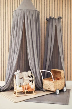 Jollein Vintage Storm Grey 155 Cm Sluier 002-001-00094 -Baby Thuis Verkoop Jollein Vintage Storm Grey 002 1