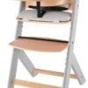 Kinderkraft Enock Grijs/Naturel Houten Kinderstoel Met Zitverkleiner KHENOC0PGRY0000 -Baby Thuis Verkoop Kinderkraft Enock Grey Kinderstoel met Zitverkleiner KHENOC0PGRY0000 1