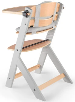 Kinderkraft Enock Grijs/Naturel Houten Kinderstoel Met Zitverkleiner KHENOC0PGRY0000 -Baby Thuis Verkoop Kinderkraft Enock Grey Kinderstoel met Zitverkleiner KHENOC0PGRY0000 4