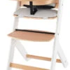 Kinderkraft Enock Wit/Naturel Houten Kinderstoel Met Zitverkleiner KHENOC0PWHT0000 -Baby Thuis Verkoop Kinderkraft Enock White Kinderstoel met Zitverkleiner KHENOC0PWHT0000 1