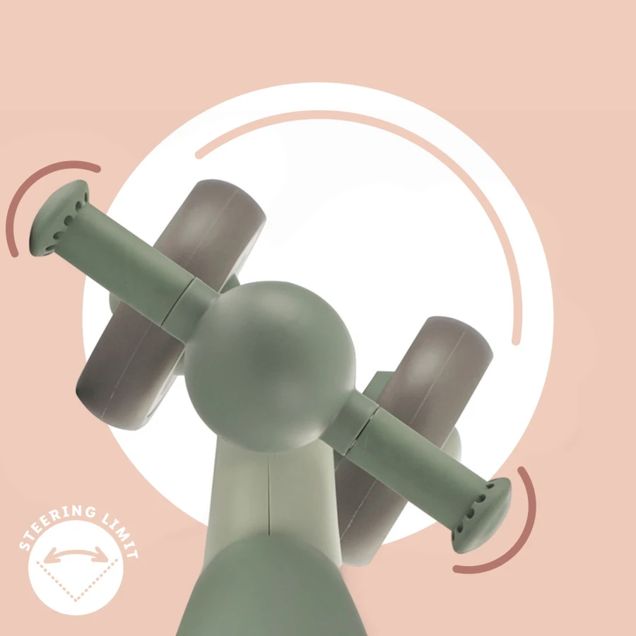 Kinderkraft Minibi Leaf Green Loopfiets KRMIBI00GRE0000 7 Kinderkraft Minibi Leaf Green Loopfiets KRMIBI00GRE0000 - Afbeelding 5