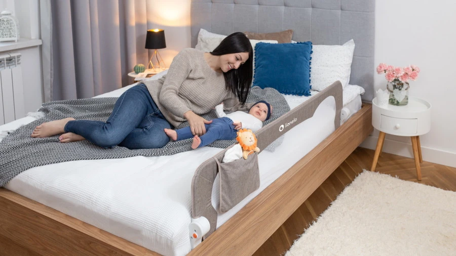 Lionelo Eva Grey Melange Bedhek LO-EVA GREY MELANGE 9 Lionelo Eva Grey Melange Bedhek LO-EVA GREY MELANGE - Afbeelding 7