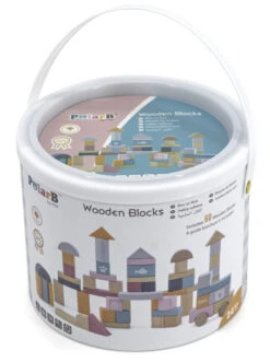 PolarB 60 Stuks Houten Blokken 44010 -Baby Thuis Verkoop PolarB 60 Stuks Houten Blokken 44010 5