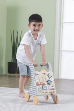 PolarB Activity Walker Houten Loopwagen 44028 -Baby Thuis Verkoop PolarB Activity Walker Houten Loopwagen 44028 11