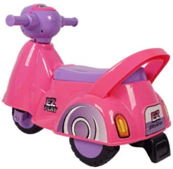 Eco Toys Retro Pink Loopscooter 605 -Baby Thuis Verkoop Retro Loopscooter Roze2