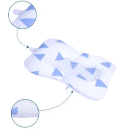 Sevibaby Cozy Triangle Blue Baby Badkussen 69-100 -Baby Thuis Verkoop Sevibaby Cozy Triangle Blue Baby Badkussen 69 100 5