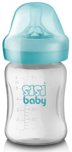 SisiBaby Handborstkolf SBC-113 -Baby Thuis Verkoop Sisi SBC 113 Handborstkolf 180ml Fles 4