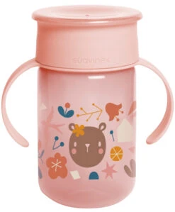 Suavinex Forest Roze 360° Drinkbeker Met Handvatten SXZFEE070164