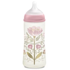 Suavinex Gold Large Flow Roze 360 Ml Silicone Fles SXSGX3080200 -Baby Thuis Verkoop Suavinex Gold Slow Flow Roze 360 ml Silicone Fles SXSGX3080200 2