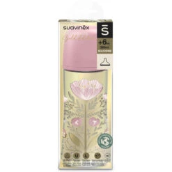 Suavinex Gold Large Flow Roze 360 Ml Silicone Fles SXSGX3080200 -Baby Thuis Verkoop Suavinex Gold Slow Flow Roze 360 ml Silicone Fles SXSGX3080200 3