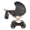 Tako Mini Imperial Black/Rose Poppen Kinderwagen Incl. Tas 04 -Baby Thuis Verkoop Tako Mini Imperial Black Rose Poppen Kinderwagen incl. Tas 04