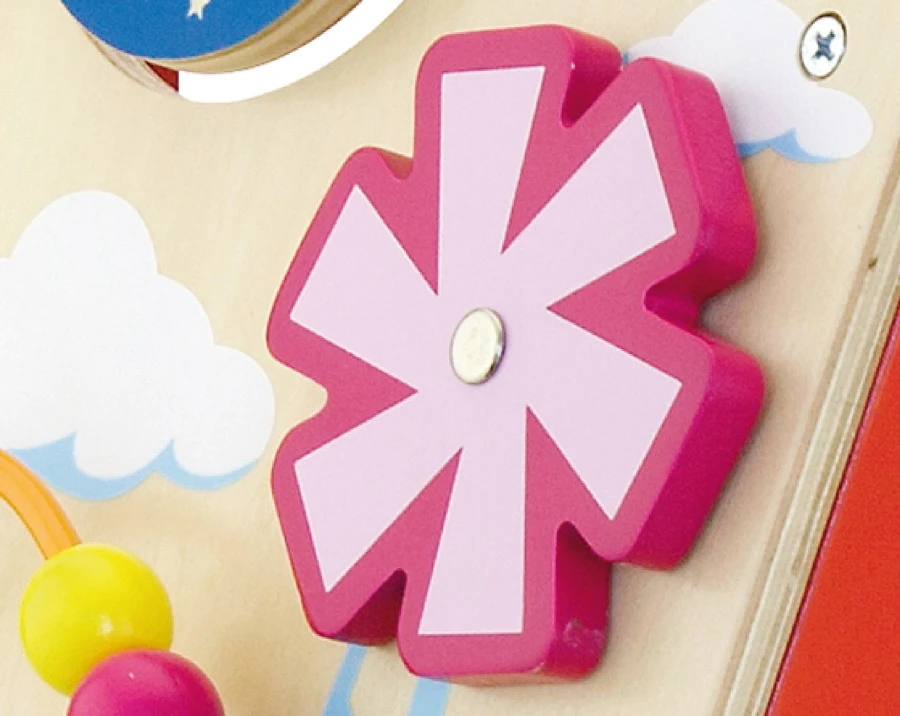 Viga Activity Walker Multicolor Houten Loopwagen 50950 9 Viga Activity Walker Multicolor Houten Loopwagen 50950 - Afbeelding 7