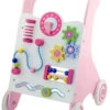 Viga Activity Walker Roze Houten Loopwagen 50178 -Baby Thuis Verkoop Viga Activity Walker Roze Houten Loopwagen 50178 1
