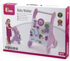 Viga Activity Walker Roze Houten Loopwagen 50178 18 Viga Activity Walker Roze Houten Loopwagen 50178 -Baby Thuis Verkoop Viga Activity Walker Roze Houten Loopwagen 50178 8