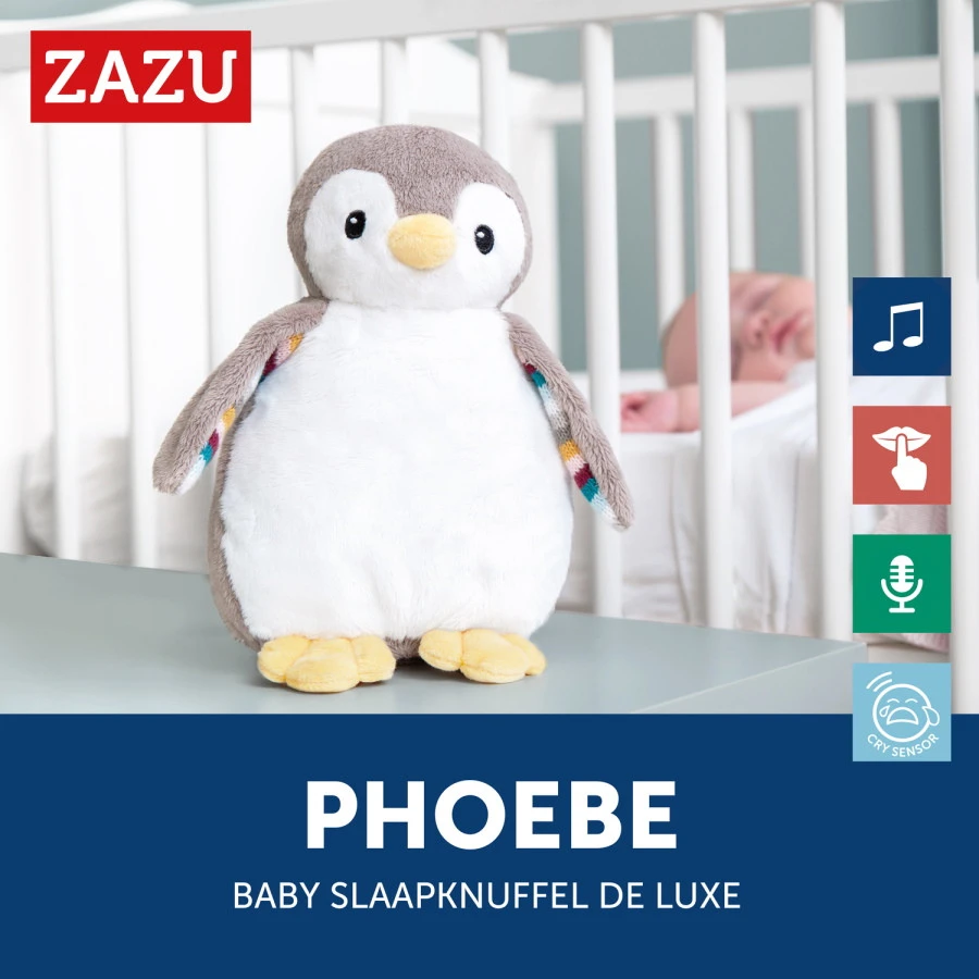Zazu Phoebe De Pinguïn Ruis Slaaptrainer ZA-PHOEBE-01 5 Zazu Phoebe De Pinguïn Ruis Slaaptrainer ZA-PHOEBE-01 - Afbeelding 3