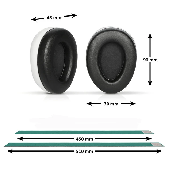 Alecto BV-72 Wit/Mintgroen Baby Gehoorbeschermers 7 Alecto BV-72 Wit/Mintgroen Baby Gehoorbeschermers - Afbeelding 5