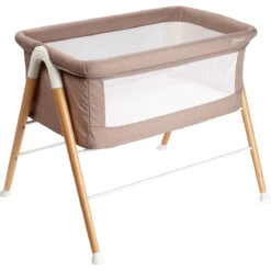Babygo Goodnight Beige Wieg 4362 15 Babygo Goodnight Beige Wieg 4362 -Baby Thuis Verkoop babygo goodnight beige wieg aan bed 4362 5