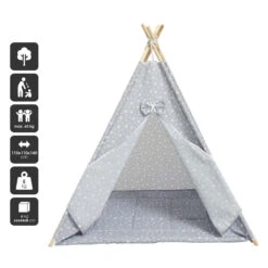 Babygo Grey Little Tippi Tent 9551 18 Babygo Grey Little Tippi Tent 9551 -Baby Thuis Verkoop babygo grey little tippi tent 9551 2