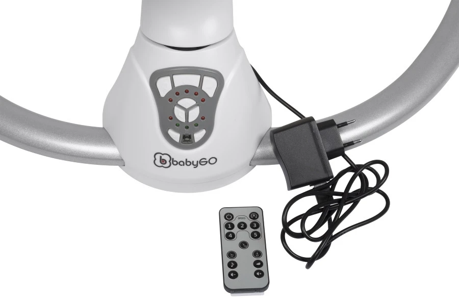 BabyGo Homey Grey Swing Babyschommel 190-2 10 BabyGo Homey Grey Swing Babyschommel 190-2 - Afbeelding 8