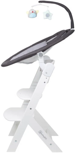 Babygo Homey Set Black/White Babyschommel En Kinderstoel 19014 -Baby Thuis Verkoop babygo homey set dark greywhite babyschommel en kinderstoel 19014 4