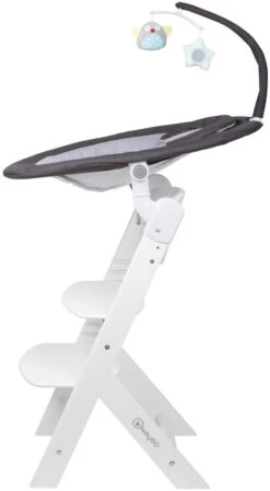 Babygo Homey Set Black/White Babyschommel En Kinderstoel 19014 -Baby Thuis Verkoop babygo homey set dark greywhite babyschommel en kinderstoel 19014 5