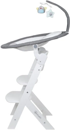 Babygo Homey Set Grey/White Babyschommel En Kinderstoel 19024 -Baby Thuis Verkoop babygo homey set greywhite babyschommel en kinderstoel 19024 5