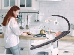 BabyGo Homey Grey Swing Babyschommel 190-2 33 BabyGo Homey Grey Swing Babyschommel 190-2 -Baby Thuis Verkoop babygo homey swing babyschommel 4 1