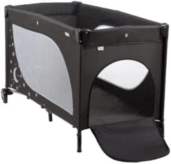 Babygo MoonStars Black Melange Campingbed 4803 -Baby Thuis Verkoop babygo moonstars black campingbed 3