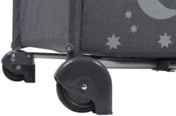 Babygo MoonStars Grey Melange Campingbed 4801 12 Babygo MoonStars Grey Melange Campingbed 4801 -Baby Thuis Verkoop babygo moonstars grey campingbed 4