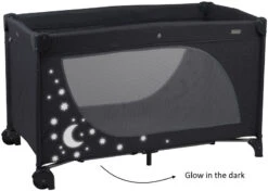 Babygo MoonStars Grey Melange Campingbed 4801 13 Babygo MoonStars Grey Melange Campingbed 4801 -Baby Thuis Verkoop babygo moonstars grey campingbed 5