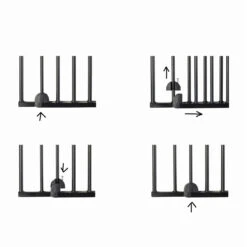 Babygo Safety BabySecure Wallfix Black Traphek 4062 -Baby Thuis Verkoop babygo safety babysecure wallfi2 black traphek 4062 x 1 1