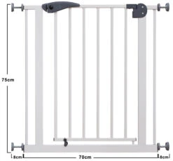 Babygo Safety Gate White Traphek Klemhek 4051 -Baby Thuis Verkoop babygo safety gate white traphek klemhek 4051 4