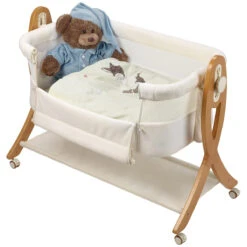 Babygo SideBySide Creme Wieg Aan Bed 4161 -Baby Thuis Verkoop babygo sidebyside creme wieg aan bed 4161 8