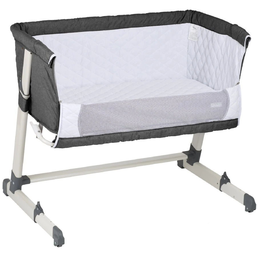 Babygo Together Dark Grey Wieg Aan Bed 460-4 4 Babygo Together Dark Grey Wieg Aan Bed 460-4 - Afbeelding 2
